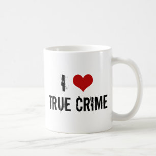 Taza De Café Me encanta el verdadero crimen