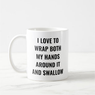 Taza De Café Me Encanta Envolver Las Dos Manos A Su Alrededor Y