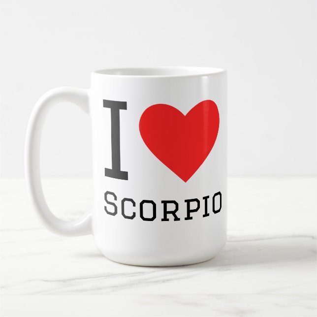 Taza De Café Me encanta Escorpio  (Izquierda)