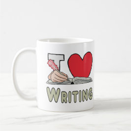 Taza De Café Me Encanta Escribir