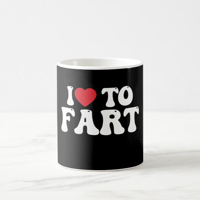 Taza De Café Me Encanta Fart Groovy (Centro)