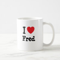 Me encanta Fred corazón T-Shirt