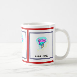 Taza De Café Me encanta hacer snowboard -