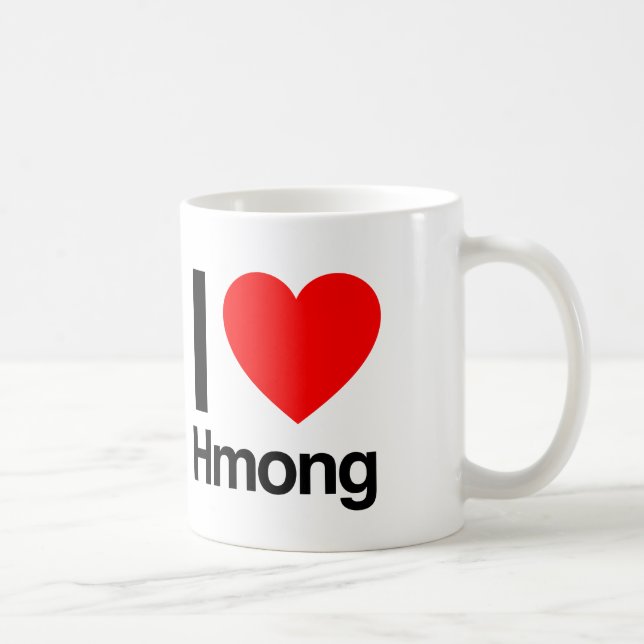 Taza De Café me encanta hmong (Derecha)