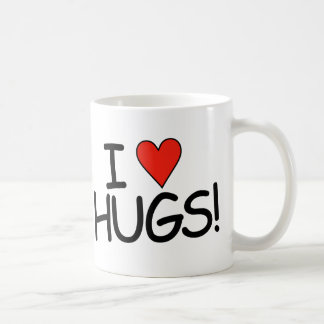 Taza De Café Me encanta Hugs Mug