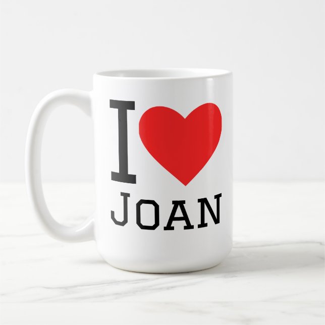Taza De Café Me encanta Joan  (Izquierda)