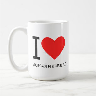 Taza De Café Me encanta Johannesburgo