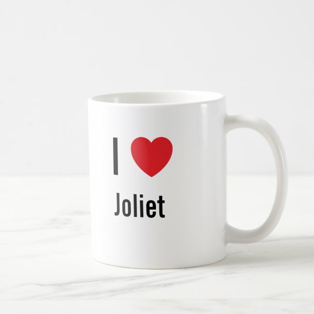 Taza De Café Me encanta Joliet (Derecha)