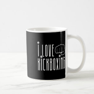 Taza De Café Me encanta kickboxing Kickbox Kick Boxing Kickboxe