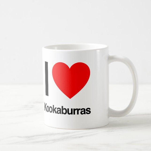 Taza De Café me encanta kookaburras (Derecha)