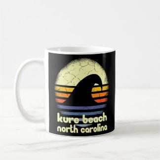 Taza De Café Me encanta Kure Beach North Carolina Ocean Wave Nc