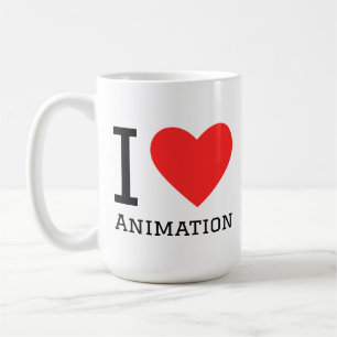 Taza De Café Me encanta la animación