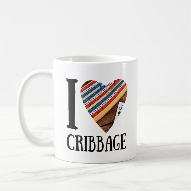 Taza De Café Me encanta la basura - el corazón (Izquierda)