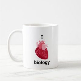 Taza De Café Me encanta la biología