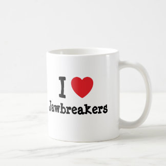 Taza De Café Me encanta la camiseta corazón de Jawbreakers