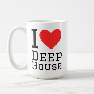 Taza De Café Me encanta la casa profunda