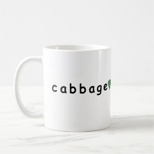 Taza De Café Me encanta la col
