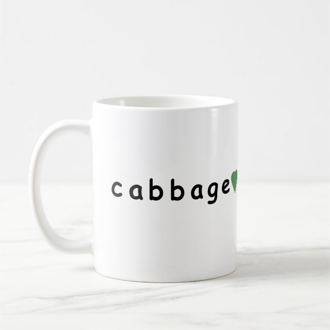 Taza De Café Me encanta la col (Izquierda)