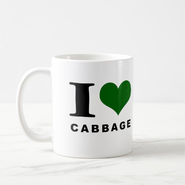 Taza De Café Me encanta la col (Izquierda)