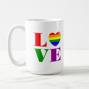 Taza De Café Me encanta la comunidad LGBT