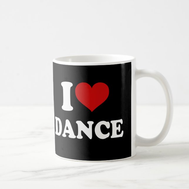 Taza De Café Me encanta la danza (Derecha)