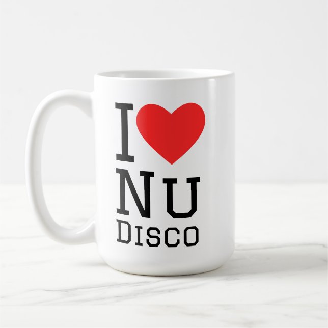 Taza De Café Me encanta la discoteca Nu (Izquierda)