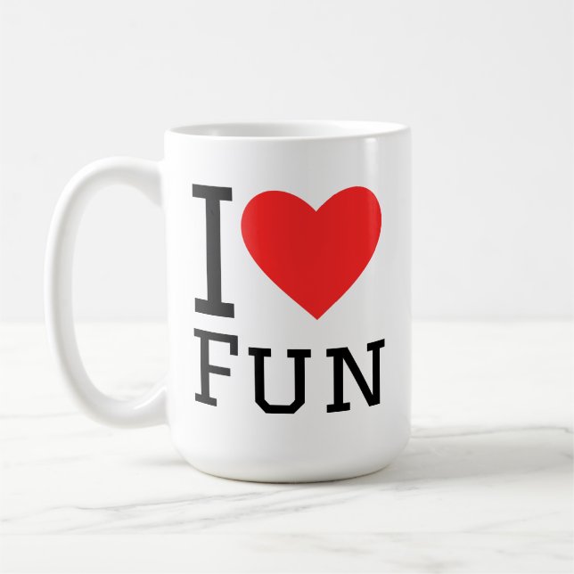Taza De Café Me encanta la diversión (Izquierda)