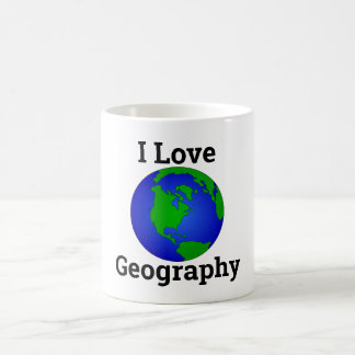 Taza De Café Me encanta la geografía