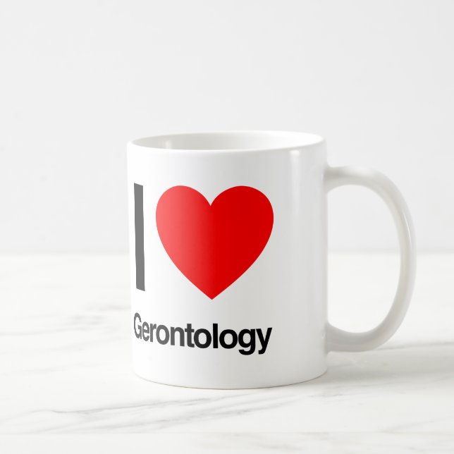 Taza De Café me encanta la gerontología (Derecha)