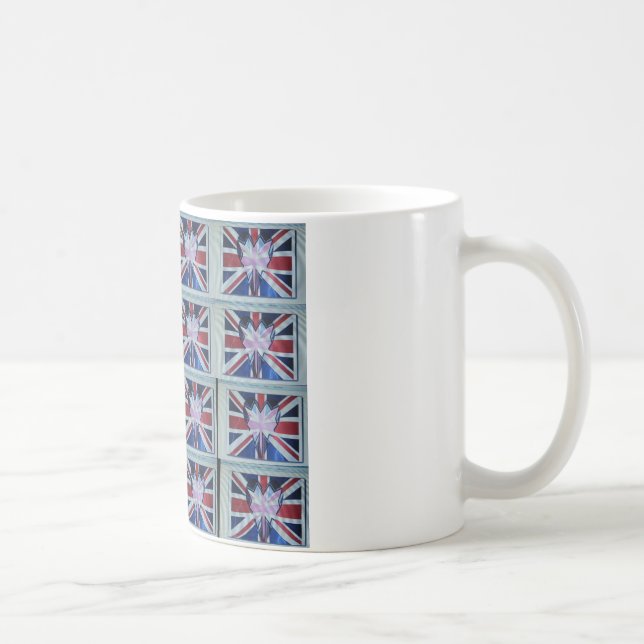 Taza De Café Me encanta la impresión de arte en Inglaterra (Derecha)