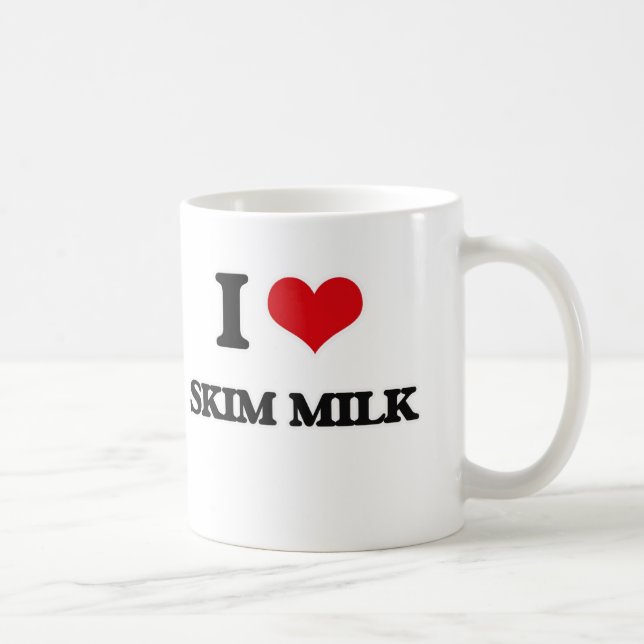 Taza De Café Me encanta la leche de Skim (Derecha)