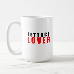 Taza De Café Me encanta la lechuga