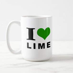Taza De Café Me encanta la lima