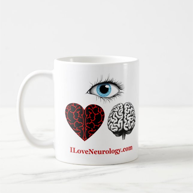 Taza De Café ¡Me Encanta La Neurología Mug! (Izquierda)