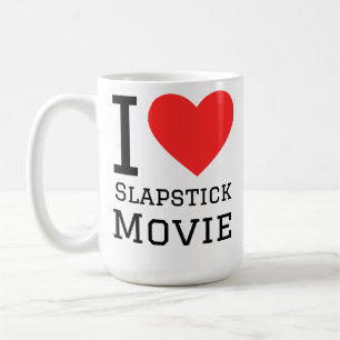 Taza De Café Me encanta la película de slapstick 