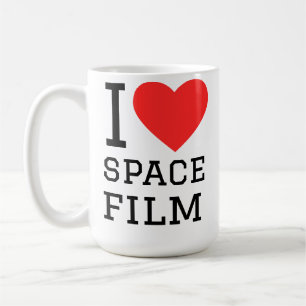 Taza De Café Me encanta la película espacial 