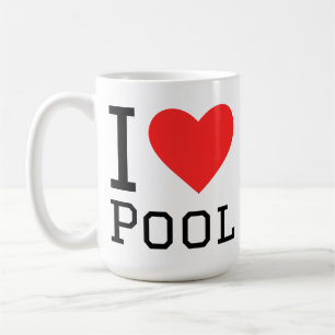 Taza De Café Me encanta la piscina