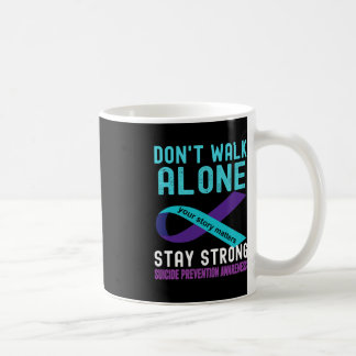 Taza De Café Me encanta la prevención del suicidio Verde azulad