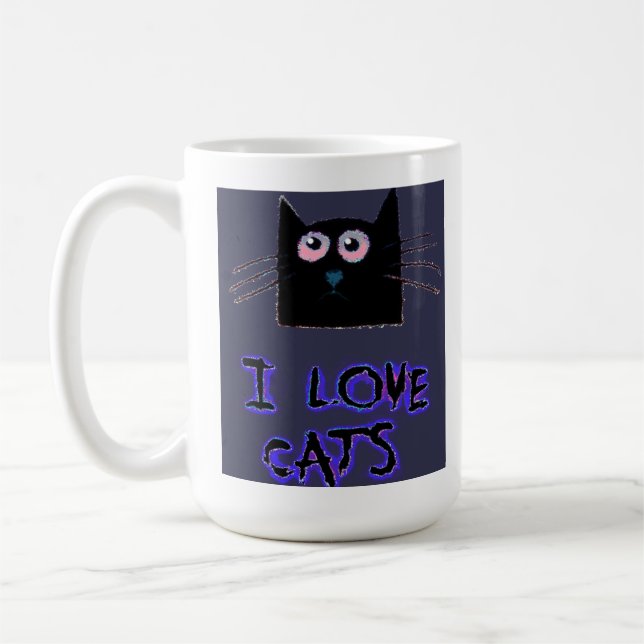 TAZA DE CAFÉ " ME ENCANTA LA TARJETA " DE CAT (Izquierda)