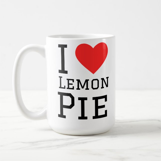 Taza De Café Me encanta la tarta de limón (Izquierda)