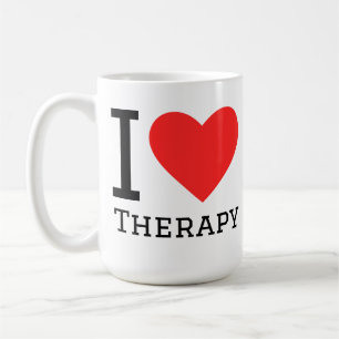 Taza De Café Me encanta la terapia