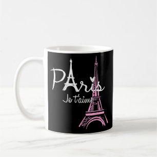 Taza De Café Me encanta la Torre Eiffel de París