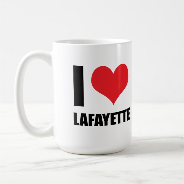 Taza De Café Me encanta Lafayette (Izquierda)