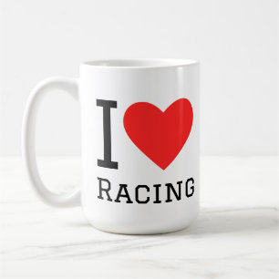 Taza De Café Me encanta las carreras
