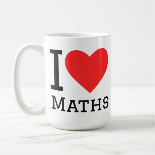 Taza De Café Me encanta las matemáticas