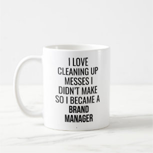 Taza De Café Me Encanta Limpiar Mess Así Que Me Convirtí En Ges