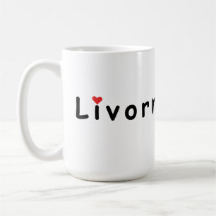 Taza De Café Me encanta Livorno Italia
