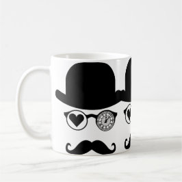 TAZA DE CAFÉ ME ENCANTA LONDON MUSTACHE