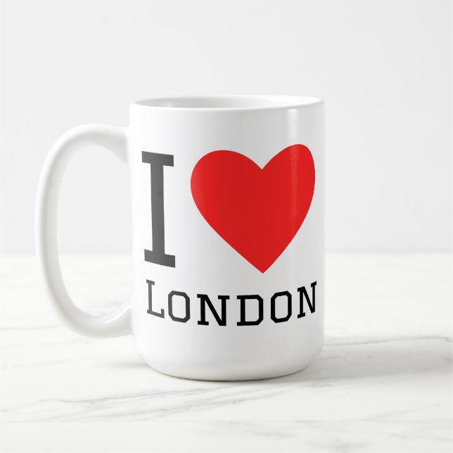 Taza De Café Me encanta Londres  (Izquierda)