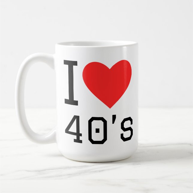 Taza De Café Me encanta los 40 (Izquierda)